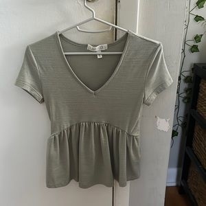 v neck blouse